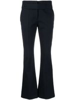 Dorothee Schumacher pantalon évasé à boutons décoratifs - Bleu