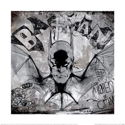 Kunstdruk WB100 Batman Hater of Crime 40x40cm