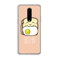 Sleep All Day: OnePlus 8 Transparant Hoesje