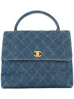 CHANEL Pre-Owned sac cabas à losanges (années 1996-1997) - Bleu