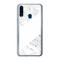 Biggest stripe: Samsung Galaxy A20s Transparant Hoesje