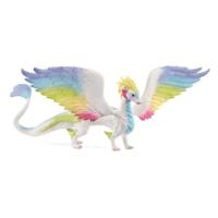 Regenboogdraak figuur, 5 jaar oud, Schleich 70728 Bayala, 34 x 23 x 11 cm