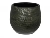HS Potterie Tokio bloempot keramiek 16x14cm groen