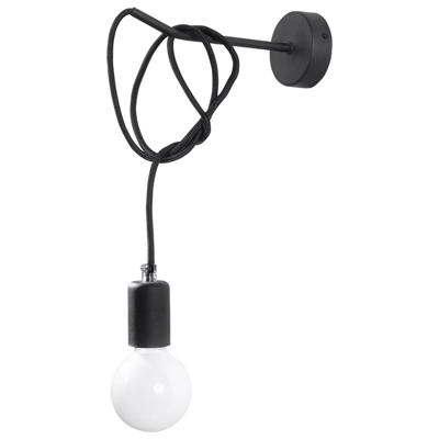 Wandlamp EDISON zwart