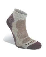 Bridgedale Bamboo Lo Dames Wandelsok Natural/ Aubergine L