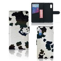 Samsung Xcover Pro | Telefoonhoesje | Met pasjeshouder | Koeienvlekken