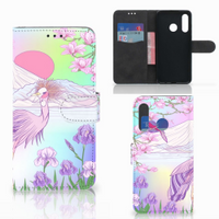 Huawei P30 Lite (2020) Telefoonhoesje met Pasjes Bird - thumbnail