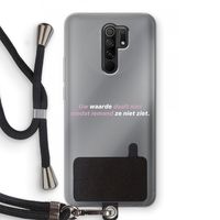 uw waarde daalt niet: Xiaomi Redmi 9 Transparant Hoesje met koord