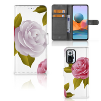 Xiaomi Redmi Note 10 Pro Hoesje Roses - thumbnail