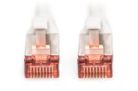 Digitus DK-1644-070 RJ45 Netwerkkabel, patchkabel CAT 6 S/FTP 7.00 m Grijs Halogeenvrij, Verdraaide paren, Snagless, Vlambestendig 1 stuk(s) - thumbnail