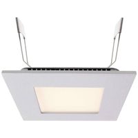 Deko Light 565153 LED Panel Square 8 LED-inbouwlamp Energielabel: G (A - G) LED LED vast ingebouwd 7 W Parelgrijs (RAL 9022)