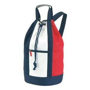 Duffel bag/plunjezak rood/wit/blauw 50 cm