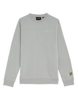 Lyle & Scott winter sweater jongens - Grijs mirage - Script