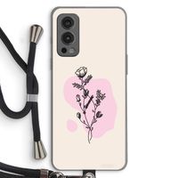 Roses are red: OnePlus Nord 2 5G Transparant Hoesje met koord