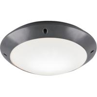 LED Plafondlamp Badkamer - Waterdicht IP54 - E27 Fitting - Mat Antraciet