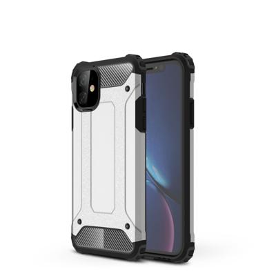 Magic Armor TPU + PC combinatie Case voor iPhone 11 (zilver)