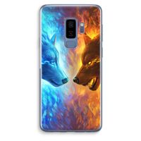 Fire & Ice: Samsung Galaxy S9 Plus Transparant Hoesje