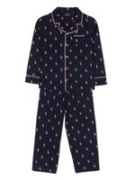 POLO RALPH LAUREN KIDS pyjamas à imprimé Polo Pony - Bleu