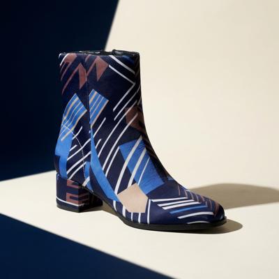 Marine Mosaic Lady Boot Lureaux - Handgemaakte Nette Schoenen Voor Heren Marine Mosaic Lady Boot Lureaux - Handgemaakte Nette Schoenen Voor Heren