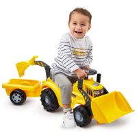 Driewieler Ecoiffier Carrier Geel Tractor