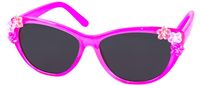 Kool Kidz kinderzonnebril met bloemen meisjes roze - thumbnail