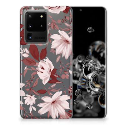Smartphone hoesje Samsung Galaxy S20 Ultra Watercolor Flowers