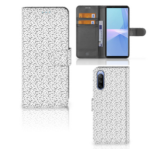 Sony Xperia 10 III Telefoon Hoesje Stripes Dots