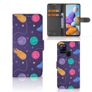 Samsung Galaxy A21s Wallet Case met Pasjes Space