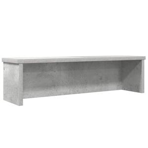 VidaXL Keukenrek stapelbaar 60x15x16 cm bewerkt hout betongrijs