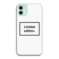 Limited edition: iPhone 11 Transparant Hoesje