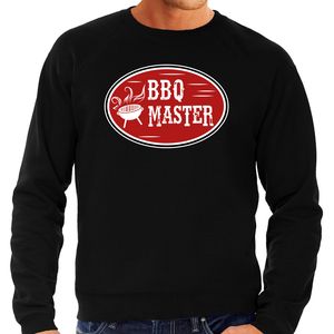 BBQ master cadeau sweater / trui zwart voor heren