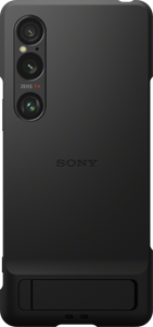 Sony Xperia 1 VI Back Cover Zwart Met Standaard