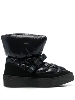 Khrisjoy bottines matelassées à boucle - Noir