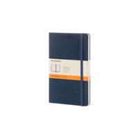 Notitieboek moleskine large 130x210 ln hc sapph bl | 6 stuks