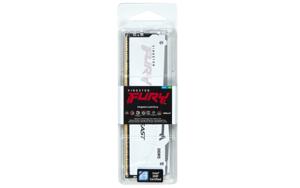 Kingston Technology FURY Beast 16GB 5200MT/s DDR5 CL40 DIMM White RGB XMP