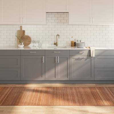 VidaXL Vloerkleed rechthoekig 100x400 cm bamboe naturel