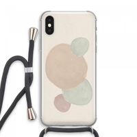 Geo #9: iPhone XS Max Transparant Hoesje met koord