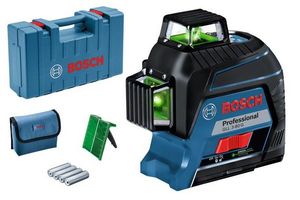 Bosch Blauw GLL 3-80 G | Rotatielaser |  Richtplaat | Opbergtas | Batterijen - 0601063Y00