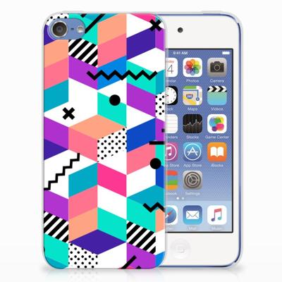 Apple iPod Touch 5 | 6 | TPU Hoesje | Blokken Kleurrijk