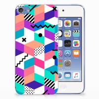 Apple iPod Touch 5 | 6 | TPU Hoesje | Blokken Kleurrijk