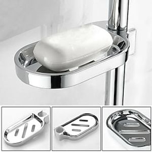 douche rail zeepbakje doos zeephouder zeep pallet douche staaf slide bar abs chrome voor glijdende bar badkamer lade zeepkist slide bar zeepbakje houder vervanging zeep pallet Lightinthebox