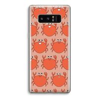 Krab: Samsung Galaxy Note 8 Transparant Hoesje