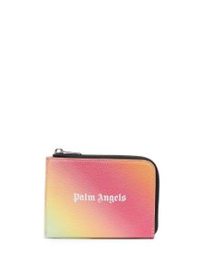 Palm Angels porte-cartes Rainbow à logo imprimé - Multicolore
