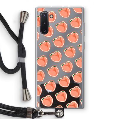 Just peachy: Samsung Galaxy Note 10 Transparant Hoesje met koord