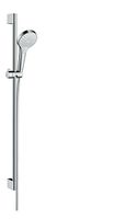 Hansgrohe Croma Select S Glijstangset 90 cm Chroom Wit