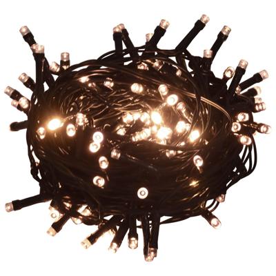 VidaXL Lichtsnoer met 1000 led&apos;s met 8 lichteffecten ip44 100 m warmwit