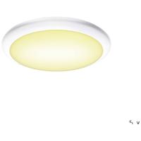 SLV 1005089 RUBA 27 LED-plafondlamp LED LED vast ingebouwd 12 W Wit