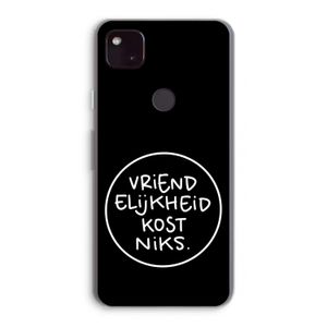 Vriendelijkheid: Google Pixel 4a 5G Transparant Hoesje