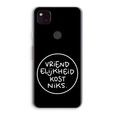 Vriendelijkheid: Google Pixel 4a 5G Transparant Hoesje