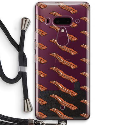 Bacon to my eggs #2: HTC U12+ Transparant Hoesje met koord